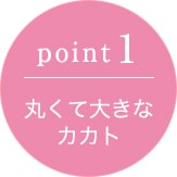 丸くて大きなカカト